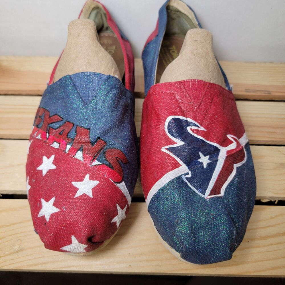 Toms Shoes Houston Texans - Size 9.5 W